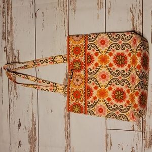 Vera Bradley Folkloric Print Toggle Tote - Retired pattern